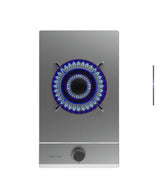 Placa de gas Bolero Squad G 1200S Inox 1 fuego acero inoxidable con quemador WOK 3 5kW y encendido eléctrico de Cecotec