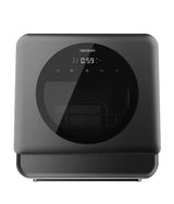 Lavavajillas compacto Bolero Aguazero 1150 Dark inox 3 servicios clase C 6 programas con luz interior y panel táctil de Cecotec