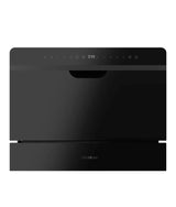 Lavavajillas Bolero Aguazero 2500 S-BI Negro Compacto 6 Servicios Funciones Avanzadas y Diseño Elegante de Cecotec