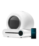 Smart Self-Cleaning Litter Box with Deodorization and Quiet, Safe WiFi Control Pumba 8500 CleanKitty by Cecotec