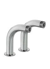 Codo adaptador para grifo de baño y ducha redondo con silenciador de latón cromado TRES