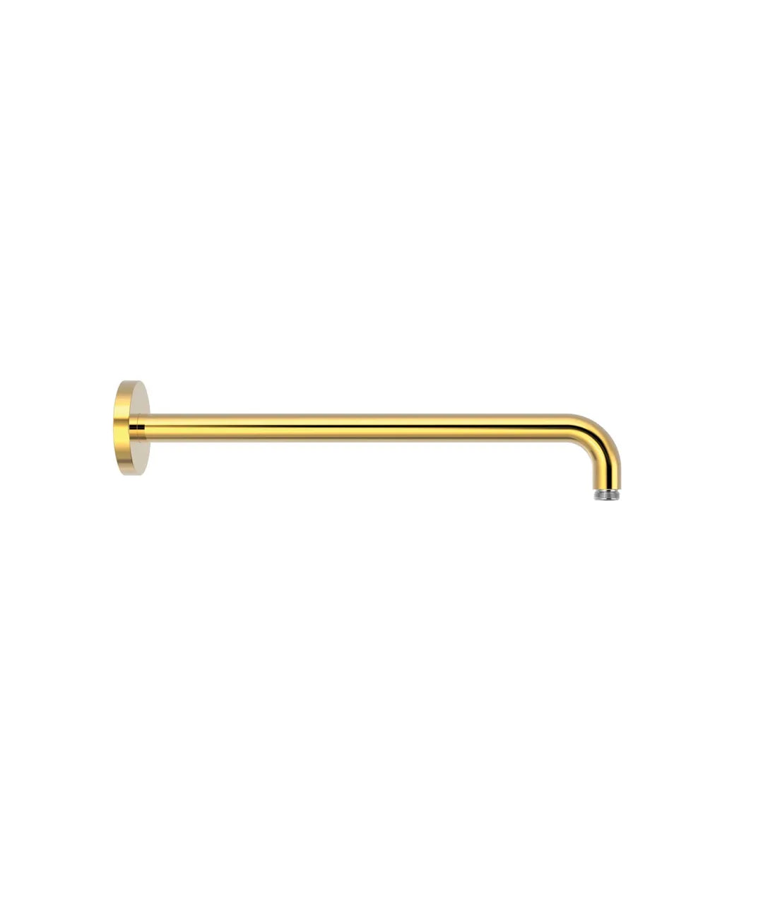 Columna de ducha brazo a pared para rociador de ducha con acabado dorado Complementos Tres 0