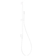 Columna de ducha con barra vertical deslizante de latón acabado blanco TRES