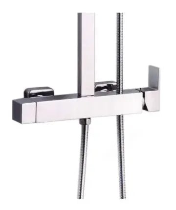 Columna de ducha de latón cromado Skara Källa 1