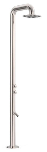 Columna de Ducha Doble Exterior en Acero Inoxidable | Colectividades Tres