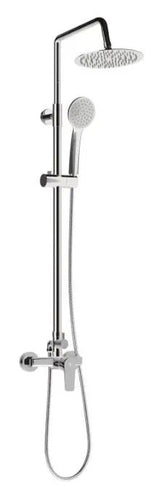 Coluna de duche extensível completa de latão cromado com torneira monocomando Sinua Källa