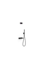 Columna de ducha termostática con dos vías para bañera y ducha color negro mate Shower Tres