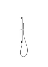 Conjunto de ducha con barra antideslizante redonda, soporte y teleducha de latón cromado TRES
