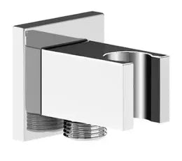 Conjunto de ducha electrónica de dos vías con acabado cromado y negro Smart Shower Roca 7