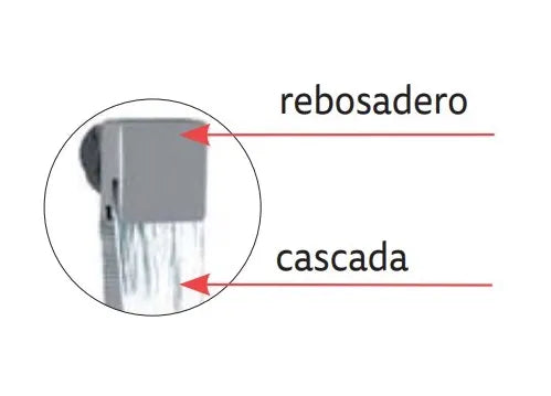 Desagüe para bañera con válvula de llenado, forma cuadrada, en latón con acabado cromado TRES 1