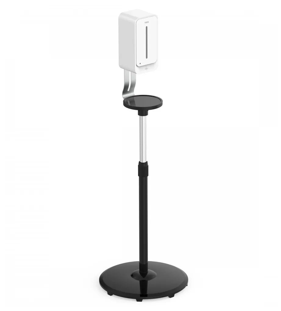 Dispensador electrónico con soporte ajustable y capacidad de un litro acabado en blanco Tempo Standard TRES 0
