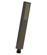 Ducha de mano rectangular para baño con acabado negro bronce TRES