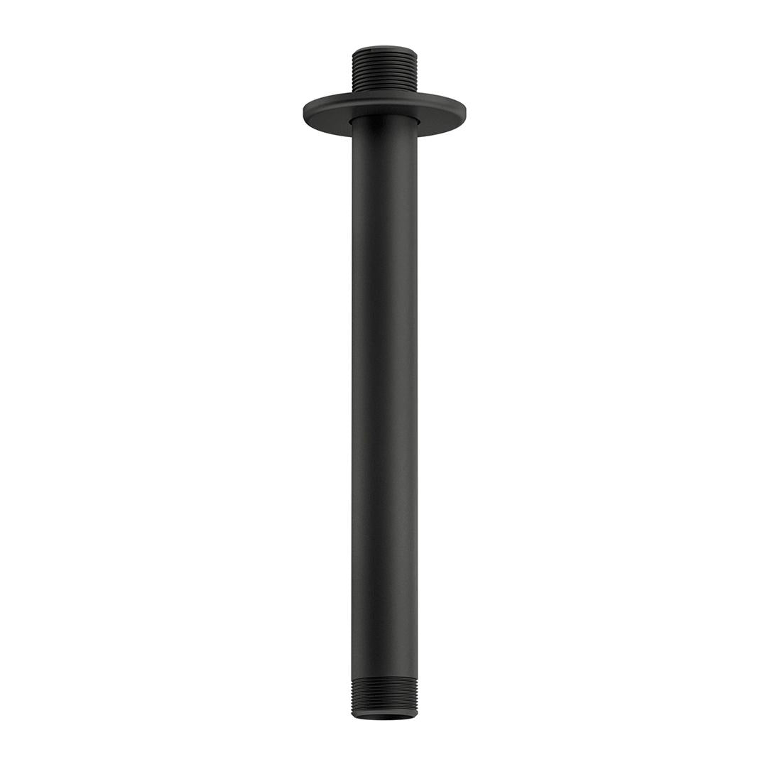 Ducha empotrada monomando techo redonda 30 cm acabado maneta luxury negro mate Ofin de Valaz 5