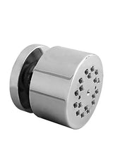 Ducha para empotrar de hidromasaje lateral con rótula antical fabricado de ABS con acabado cromado TRES