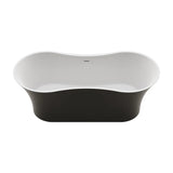Baignoire Îlot Tahoe Fossil Natura Blanc Mat