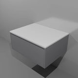 Wall-Mounted Bathroom Vanity Unit Keta Fossil Natura