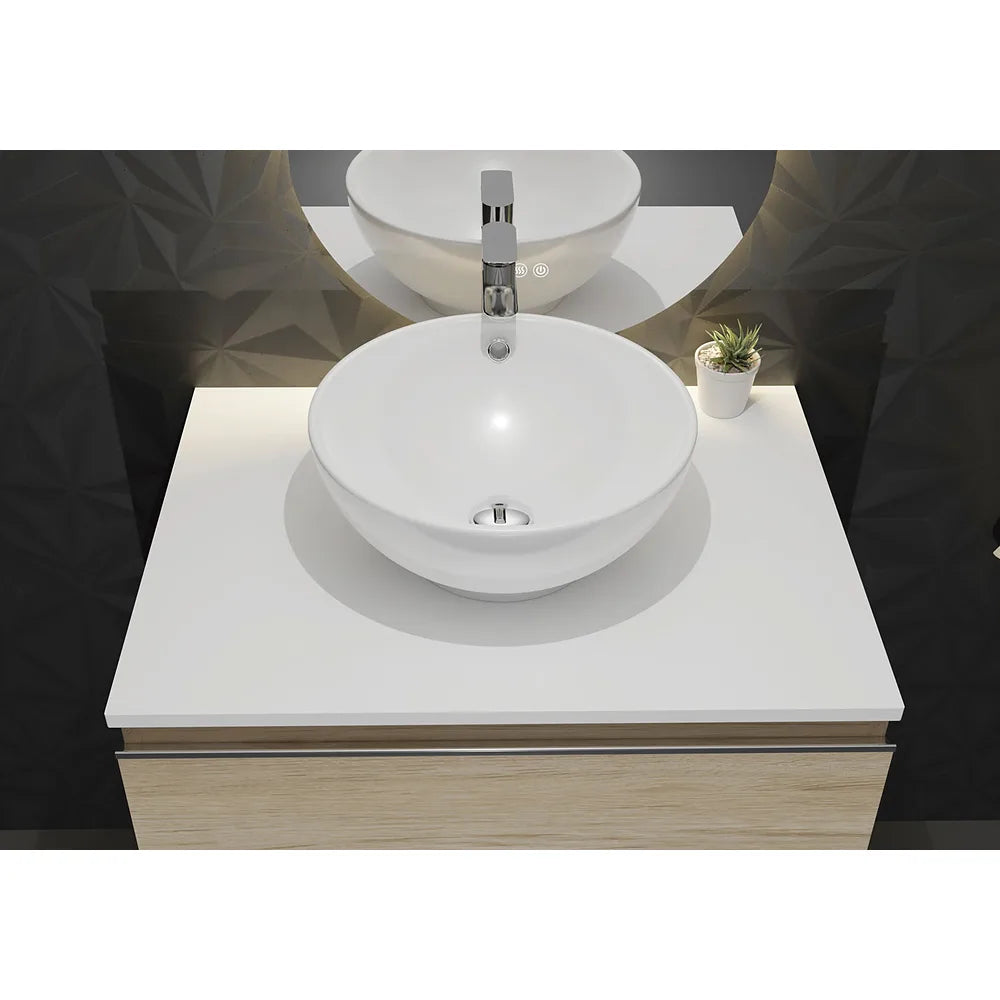 Mueble de Baño Suspendido Keta Fossil Natura - Vista 2