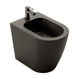 Bidé de Suelo Nápoles Fossil Natura Negro Mate