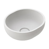 Countertop Basin Dylan Fossil Natura Matte White