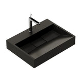 Wall-Mounted Basin Marley Fossil Natura Matte White