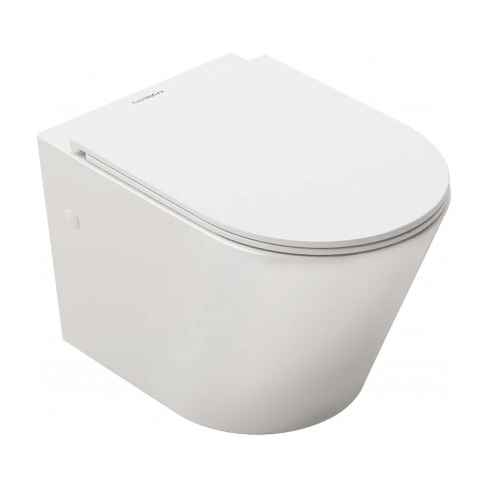 Inodoro Suspendido Rimless Venecia Fossil Natura Blanco Brillo - Vista 1