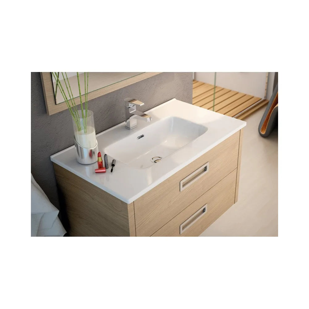 Lavabo Sobre Encimera Shiba Fossil Natura Blanco Brillo - Vista 1