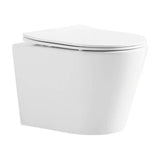 Wall-Hung Rimless Toilet Bolonia Fossil Natura White