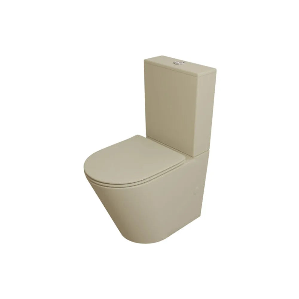 Inodoro Completo de Suelo Frades Fossil Natura Blanco - Vista 1