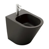 Bidé de Suelo Venecia Fossil Natura Negro Mate