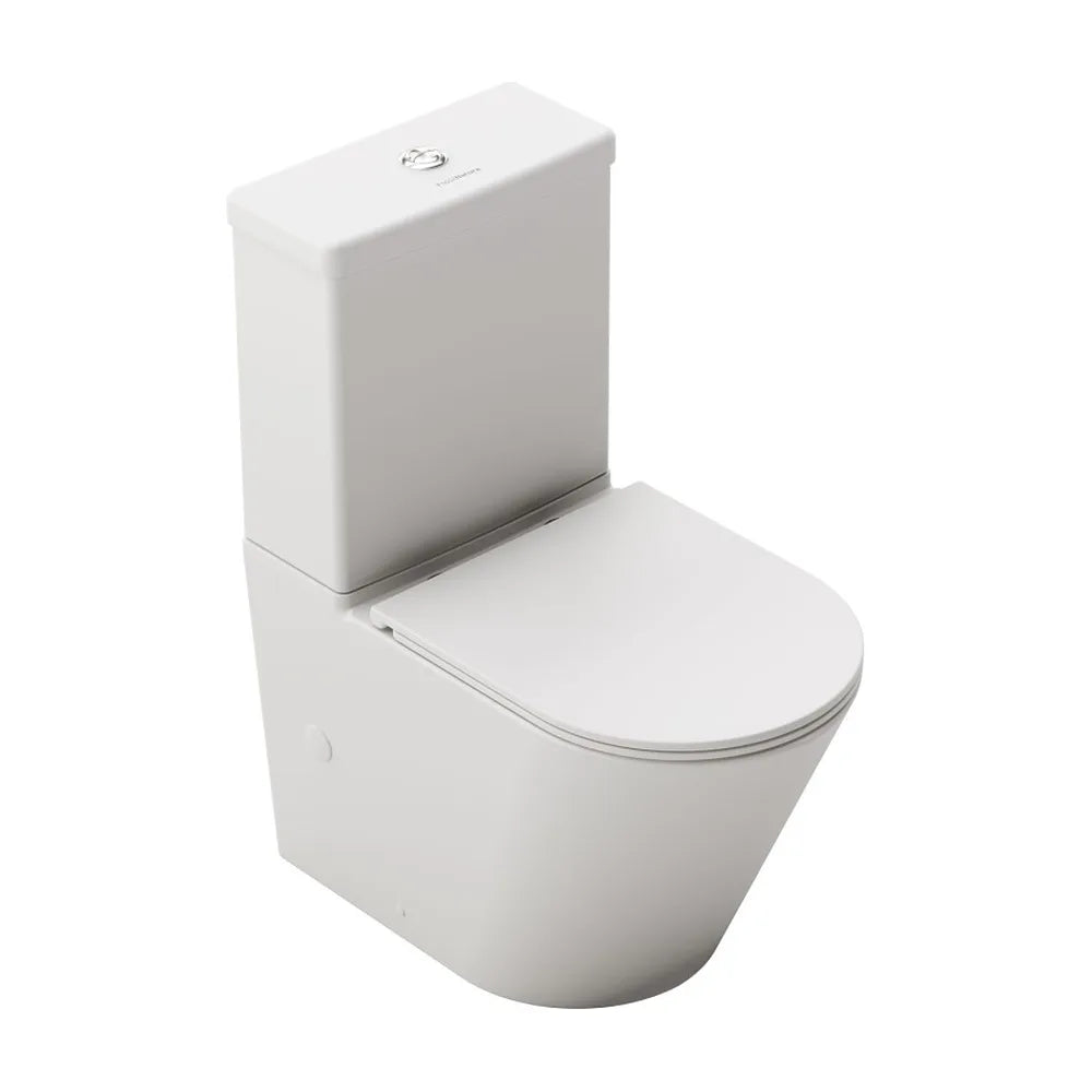 Inodoro Completo de Suelo Venecia Fossil Natura Blanco Mate - Vista 1