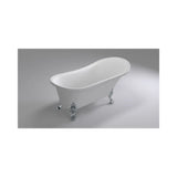 Baignoire Îlot Cavelly Fossil Natura Blanc