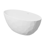 Bañera Exenta Design Fossil Natura Blanco Mate