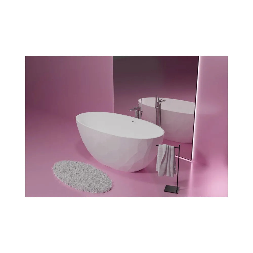 Bañera Exenta Design Fossil Natura Blanco Mate - Vista 5