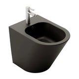 Bidé de Suelo Bolonia Fossil Natura Negro Mate