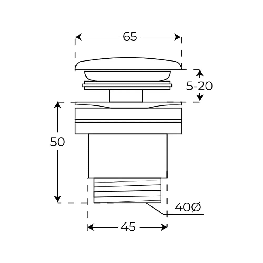 Lavabo de Baño Latón Fossil Natura Blanco - Vista 2