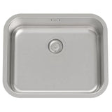 ROCA PORTO A870R10500 Fregadero Redondo de Acero Inoxidable 51cm