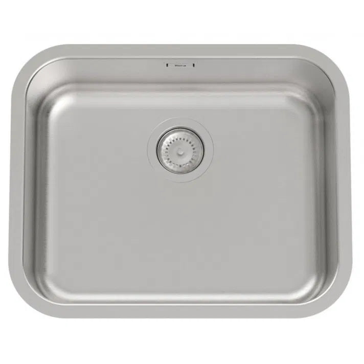 ROCA PORTO A870R10500 Countertop sink made of stainless steel with a single bowl design 