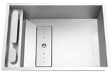 Fregadero de cocina con grifo integrado de acero inoxidable Invisible Class de Aquore