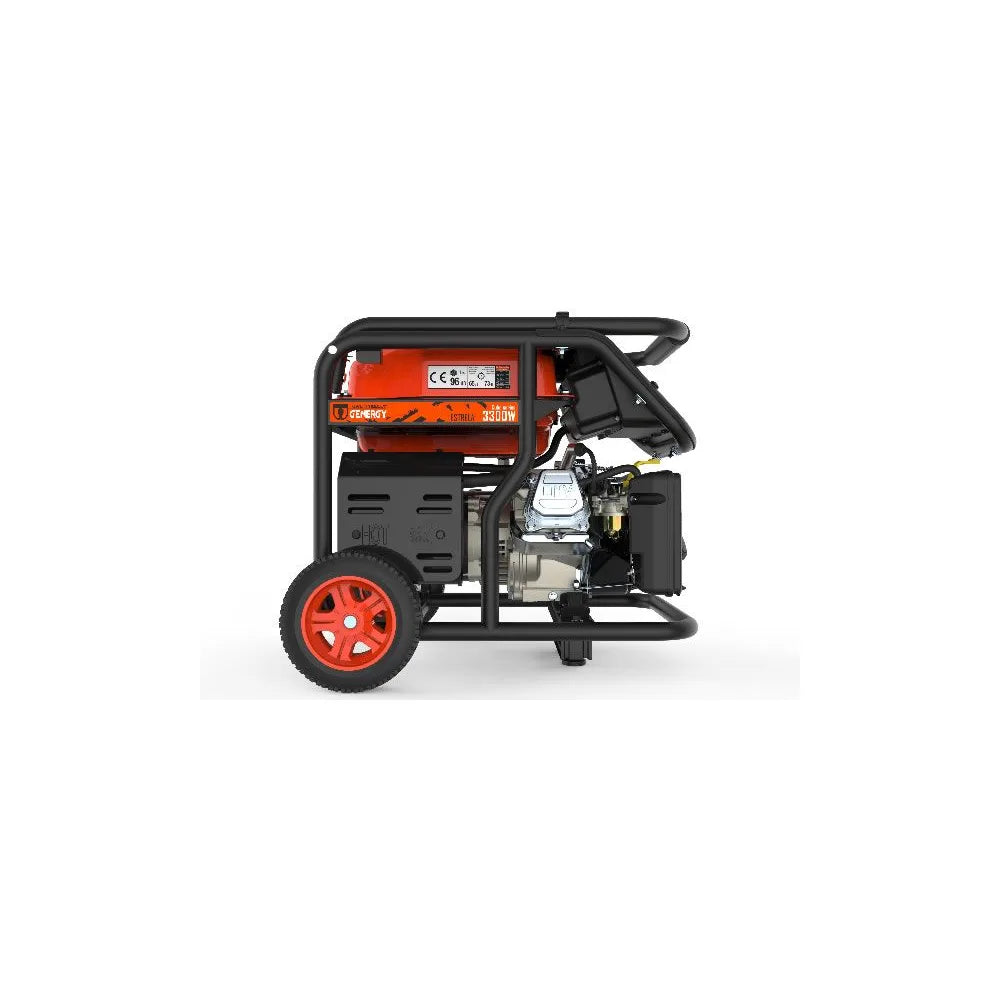 Generador Eléctrico a Gasolina Apoyo Solar Monofásico 3,3 KW Estrela Genergy - Vista 5