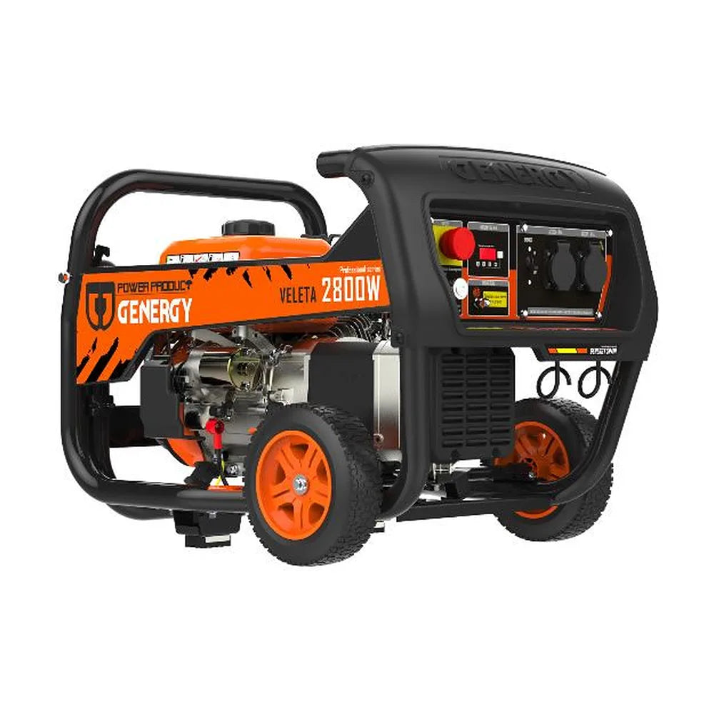 Generador Eléctrico a Gasolina Apoyo Solar Monofásico 2,8 KW Veleta Genergy - Vista 1
