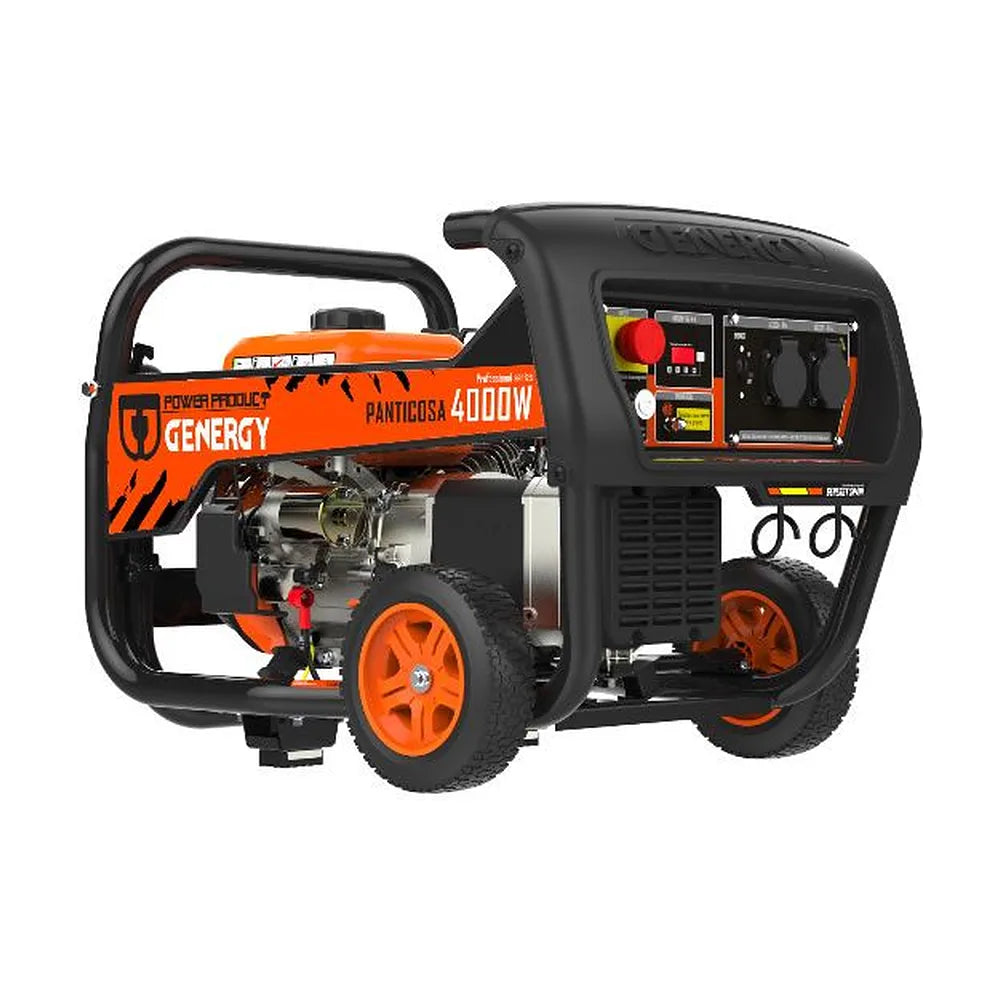 Generador Eléctrico a Gasolina Apoyo Solar Monofásico 4 KW Professional Genergy - Vista 2
