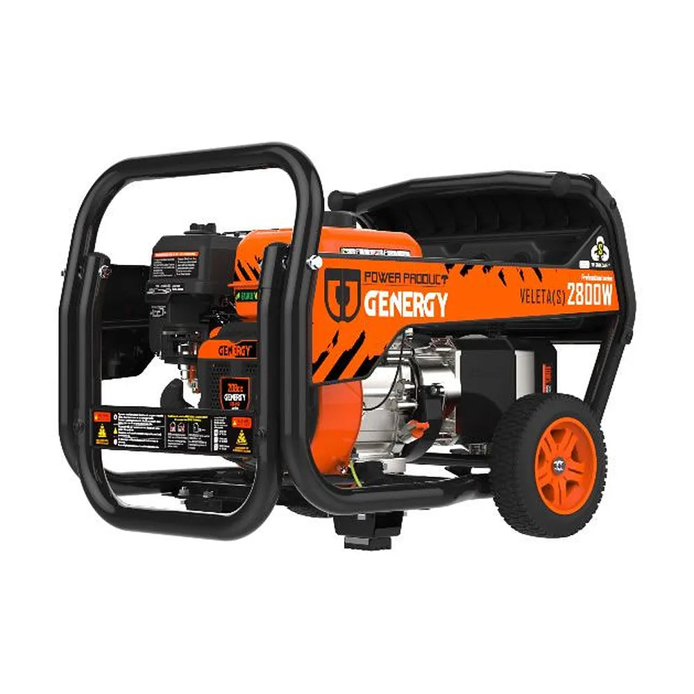 Generador Eléctrico a Gasolina Monofásico 2,8 KW Veleta Genergy - Vista 1