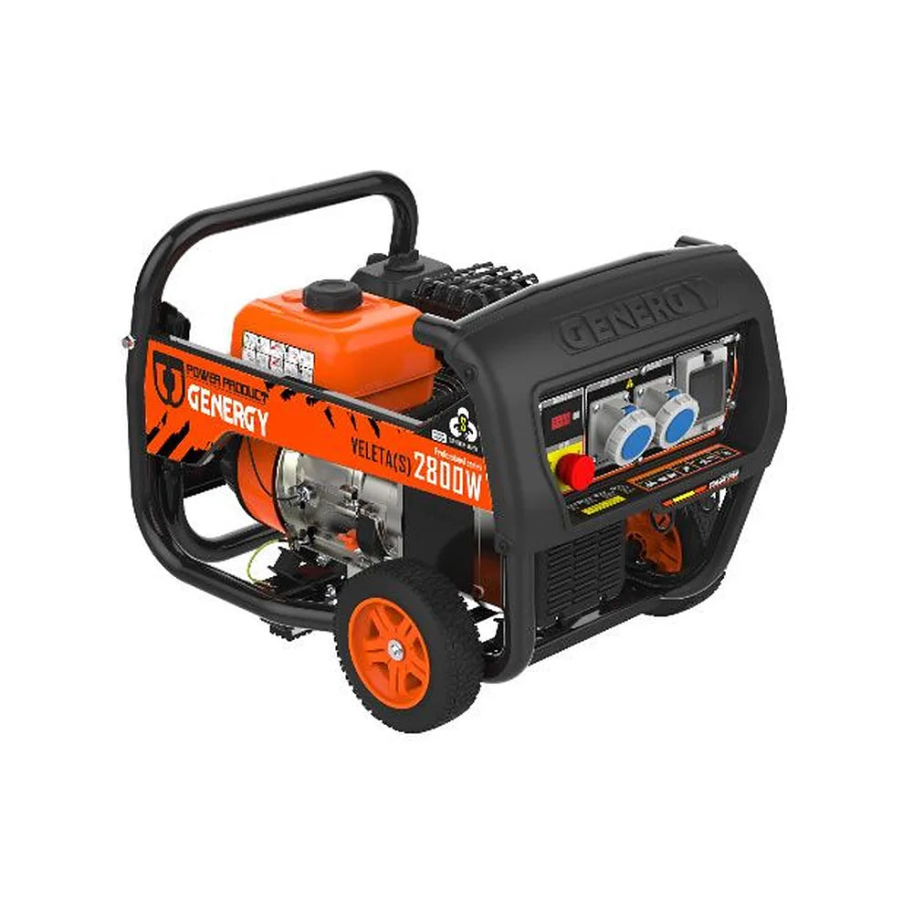 Generador Eléctrico a Gasolina Monofásico 2,8 KW Veleta Genergy - Vista 4