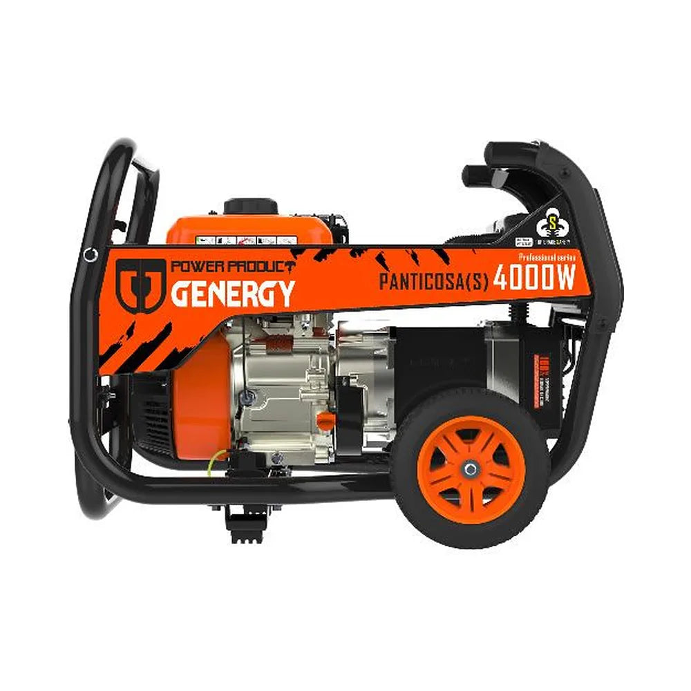 Generador Eléctrico a Gasolina Apoyo Solar Monofásico 4000 W Professional Genergy - Vista 3