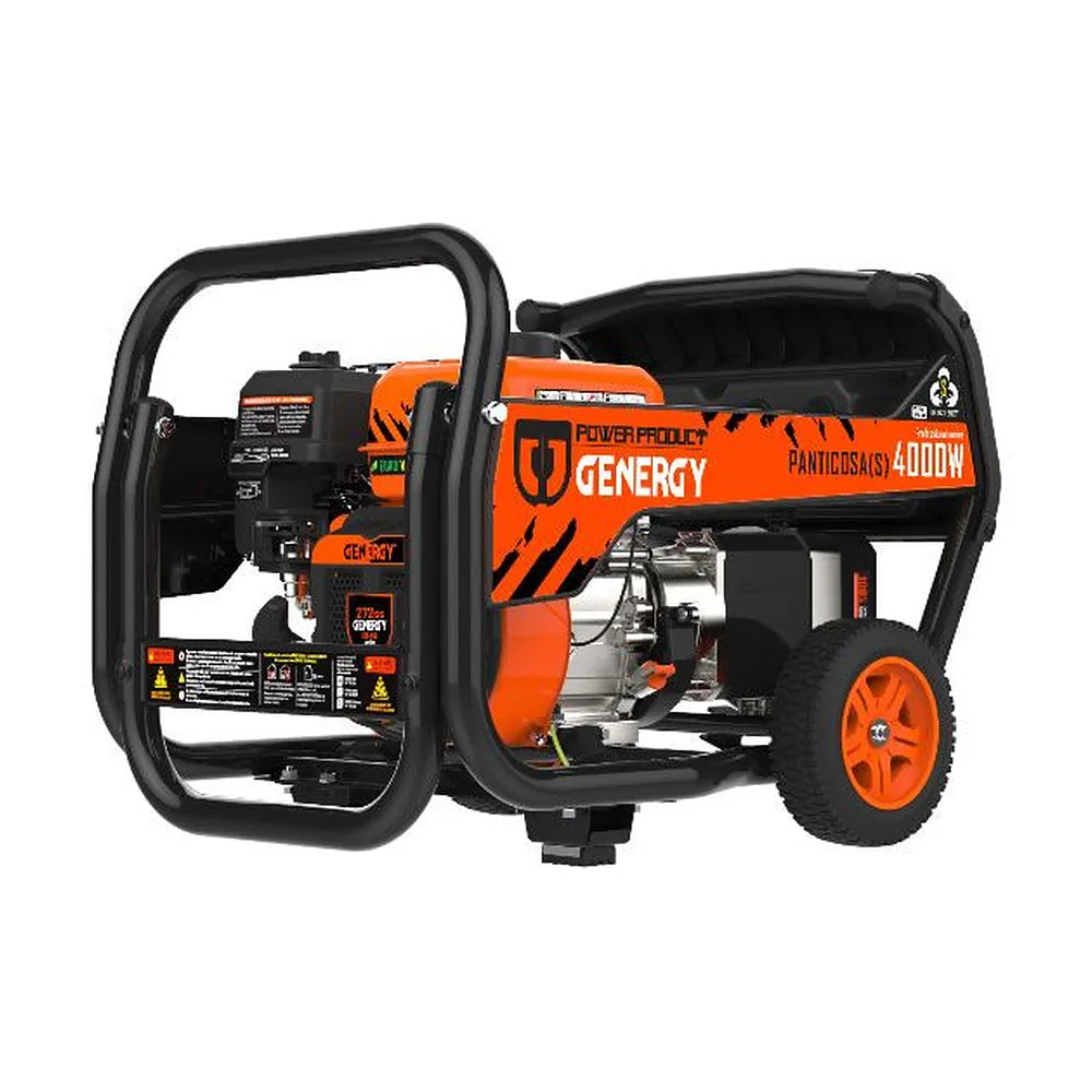 Generador Eléctrico a Gasolina Apoyo Solar Monofásico 4000 W Professional Genergy - Vista 4