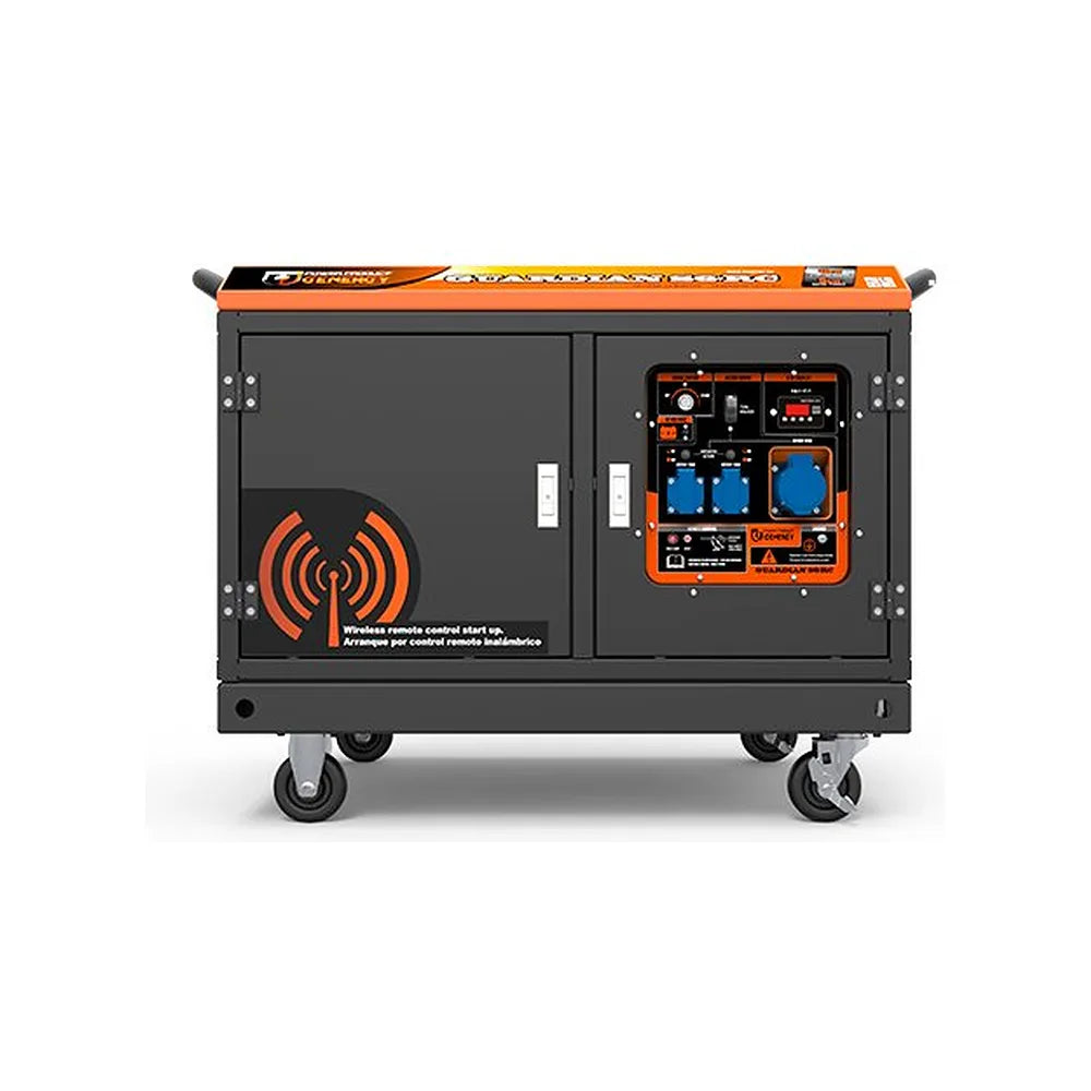 Generador Eléctrico a Gasolina Apoyo Solar Insonorizado Monofásico 6000 W Professional Genergy - Vista 2