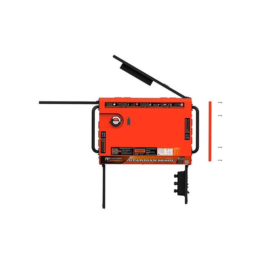Generador Eléctrico a Gasolina Apoyo Solar Insonorizado Monofásico 6000 W Professional Genergy - Vista 6