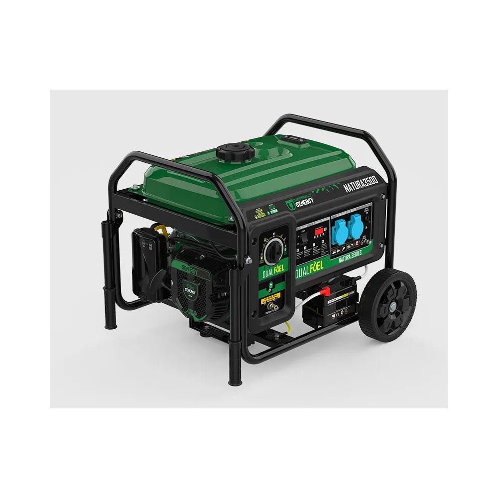Generador Eléctrico a Gasolina Apoyo Solar Monofásico 3500 W Doble Combustible Genergy - Vista 5