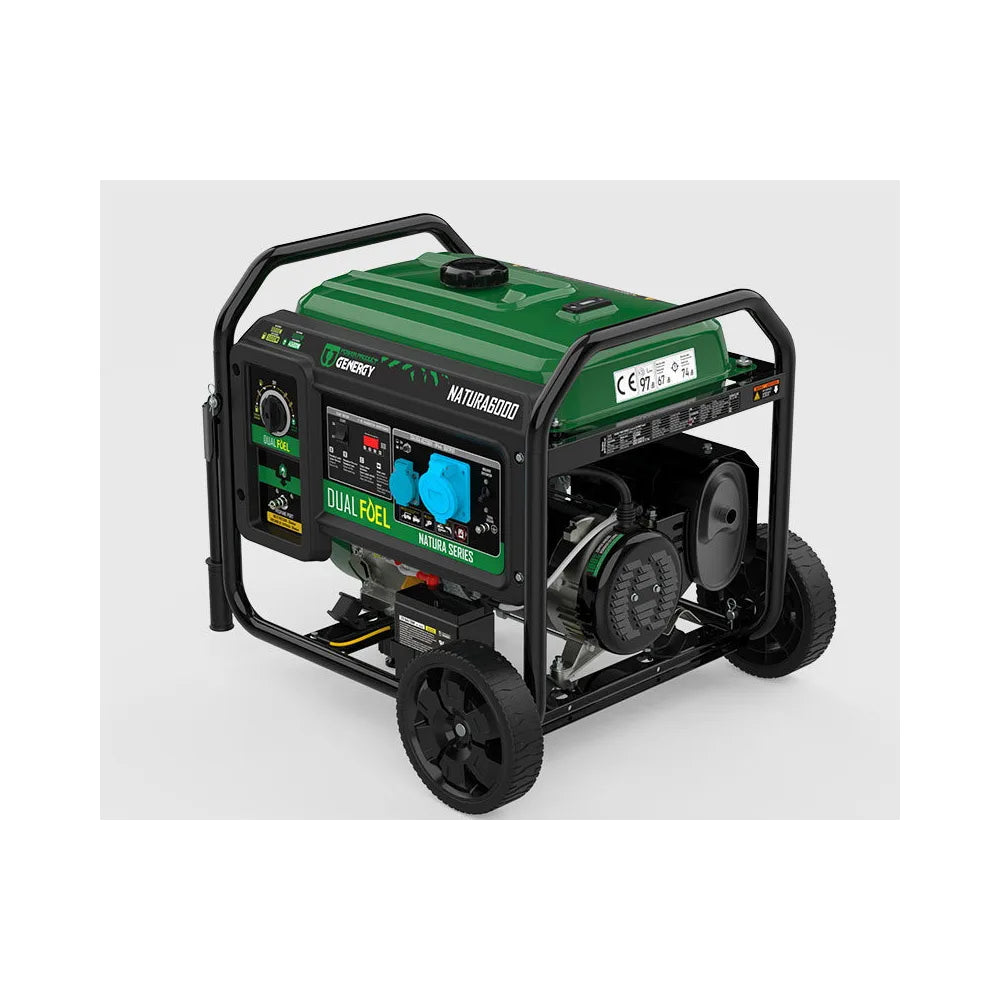 Generador Eléctrico a Gasolina Monofásico 5500 W Doble Combustible Genergy - Vista 4