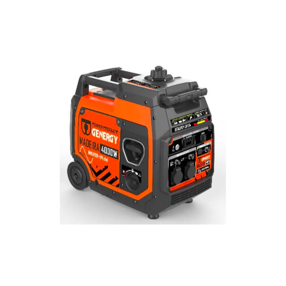 Generador Eléctrico a Gasolina Inverter Apoyo Solar Insonorizado Monofásico 4000W Madeira Genergy - Vista 1